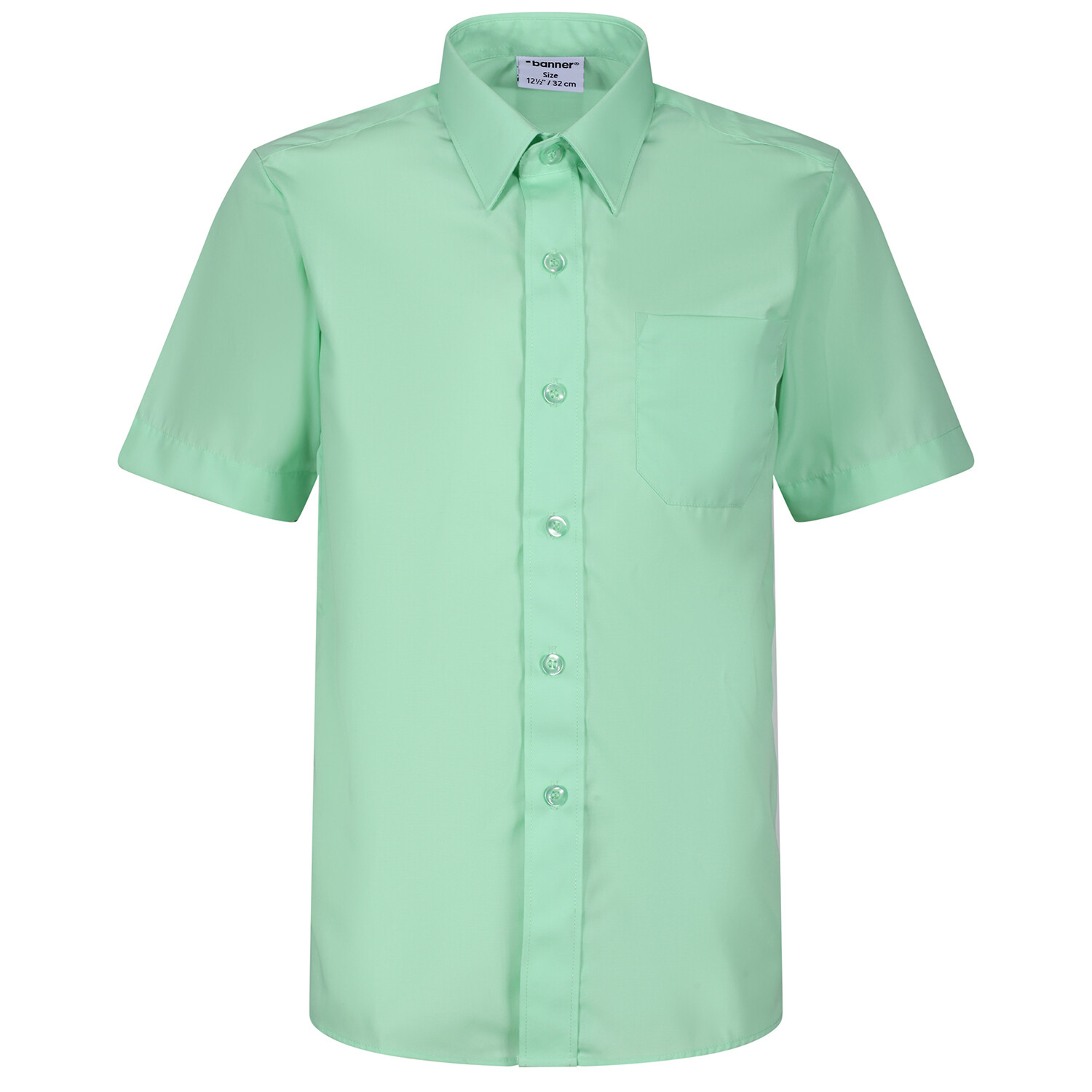 Short Sleeve Blouse for Girls in Green (Age 3-4 to Chest 42')