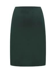 'Honiton' Hipster Stretch Skirt in Bottle Green