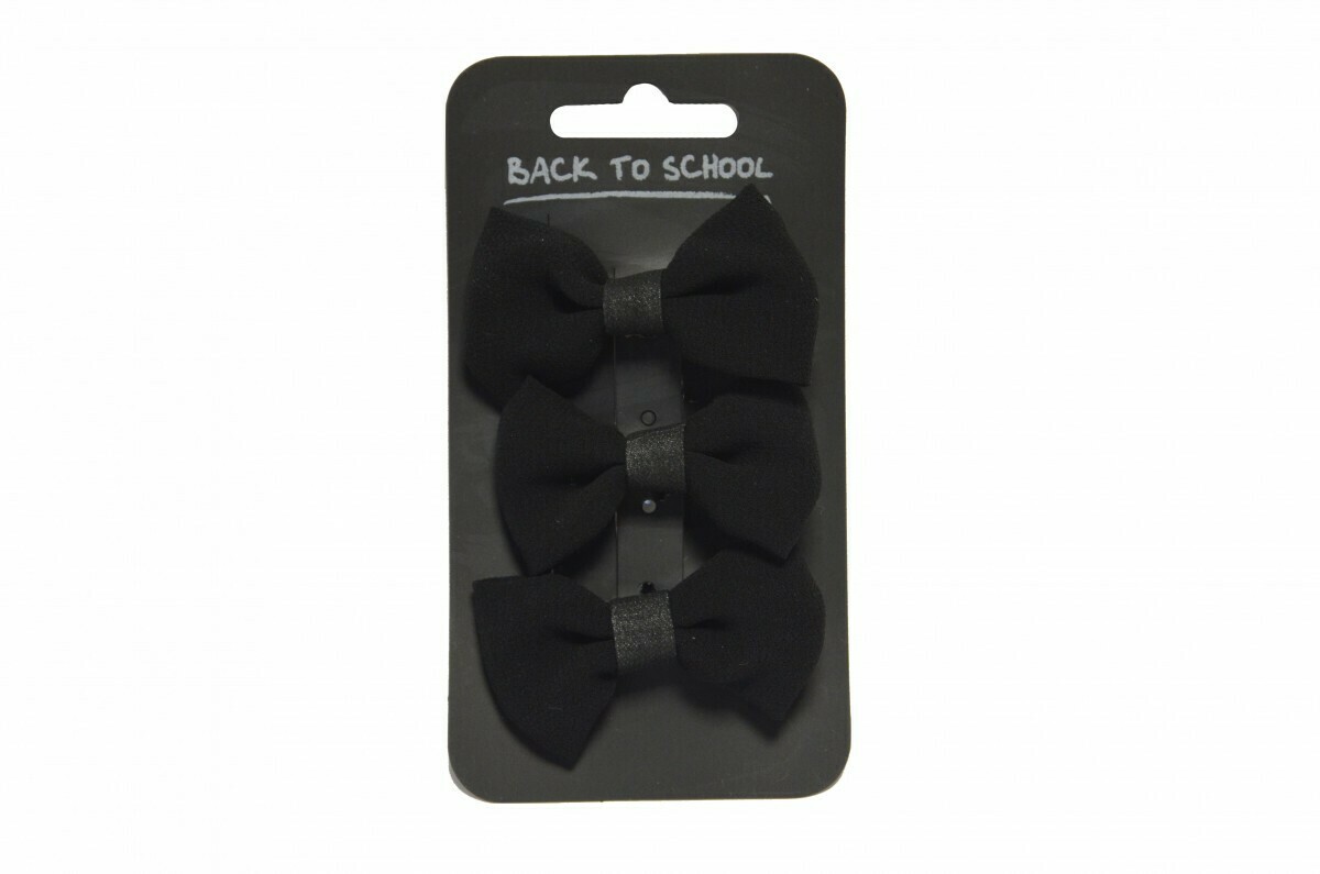Hair Bows (3 in a pack - choice of colours)