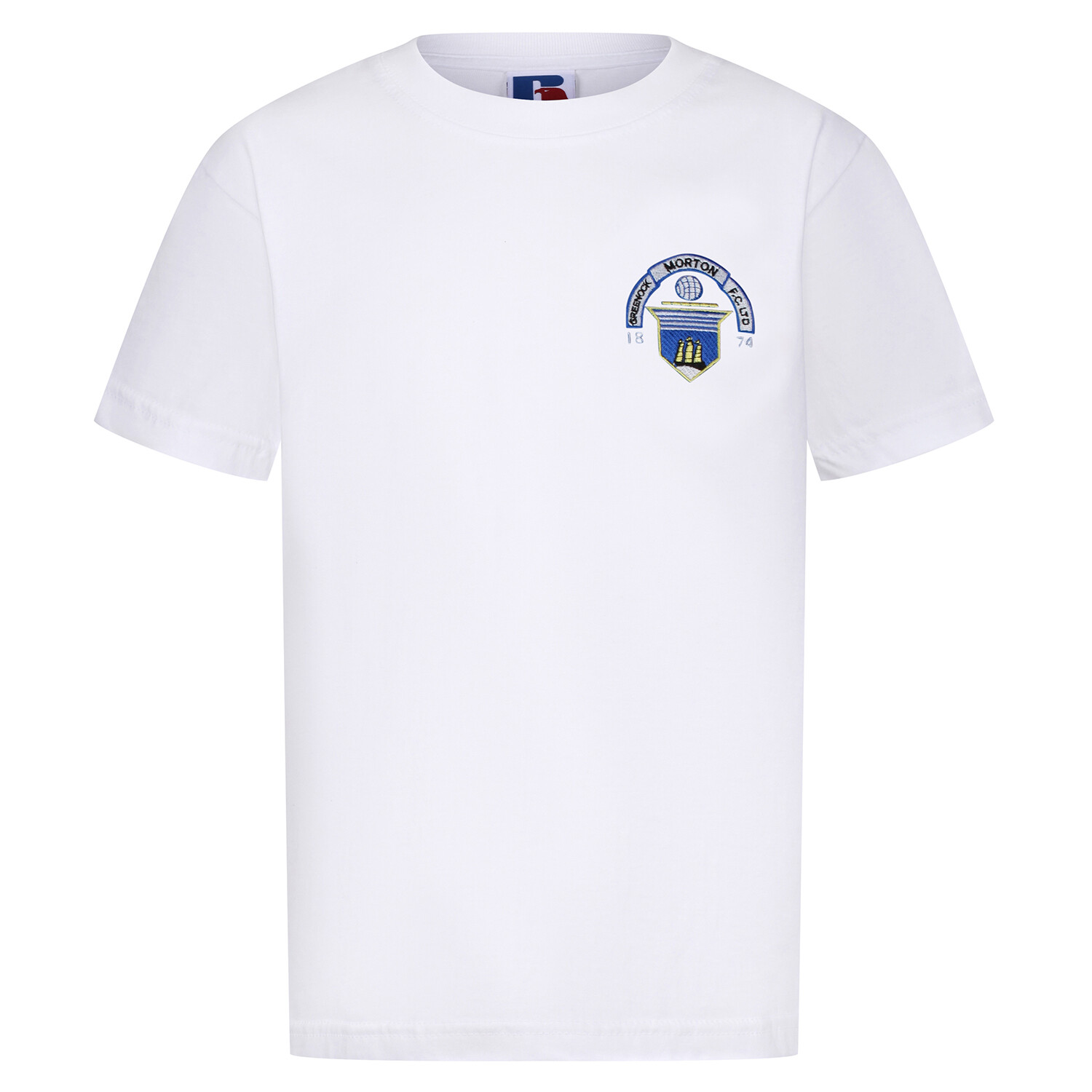 Morton 'Club Crest' T-Shirt (In White)