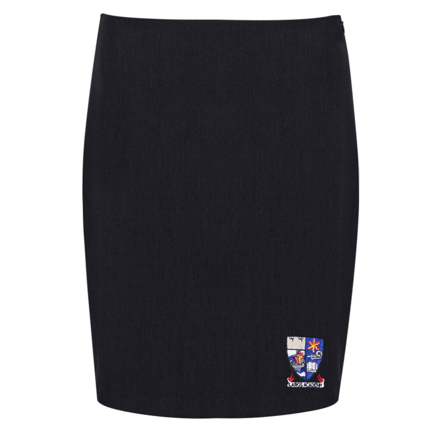 Largs Academy 'Honiton' Hipster Stretch Skirt in Black