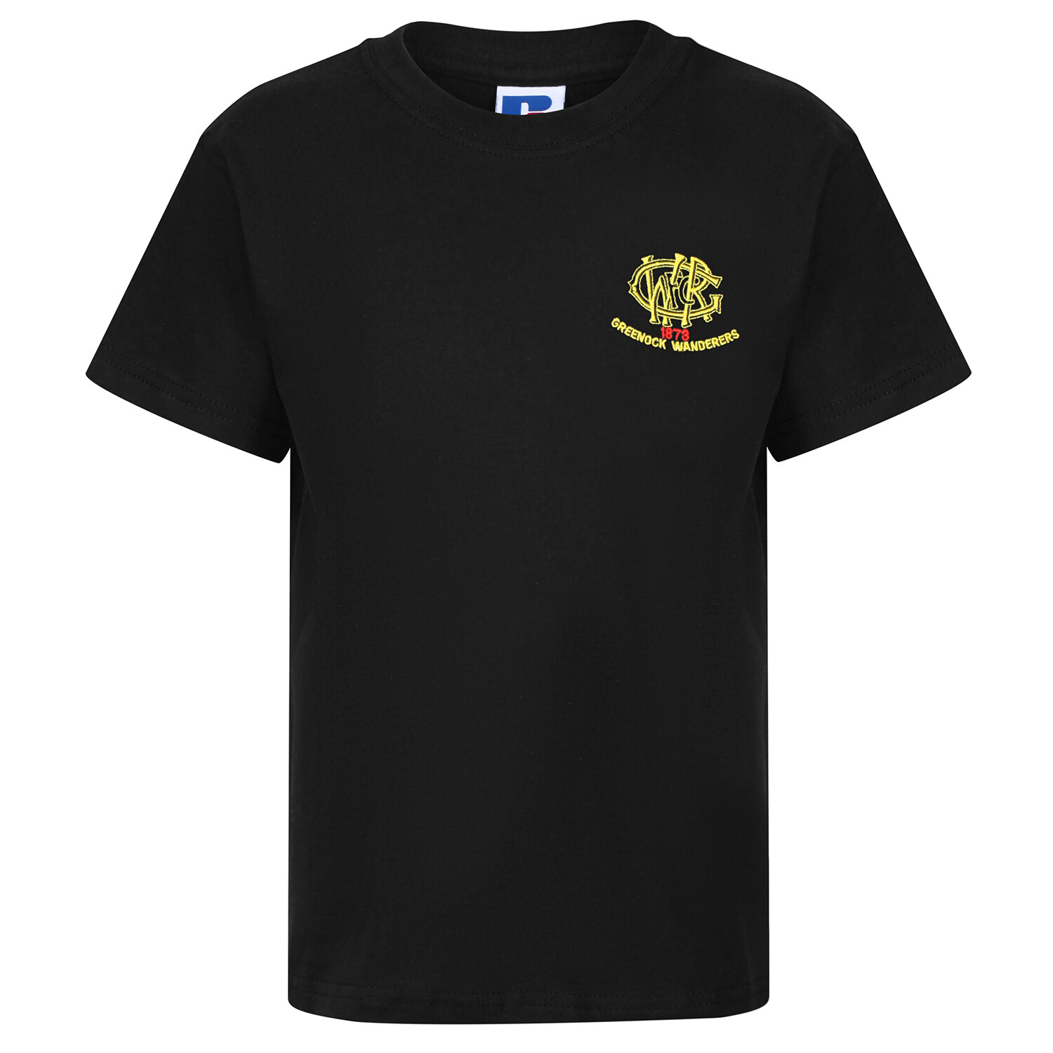 GWRFC Badged T-Shirt in Black (RCSS287X)