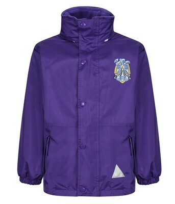 St Muns Primary Staff Heavy Rain Jacket (Fleece lined)