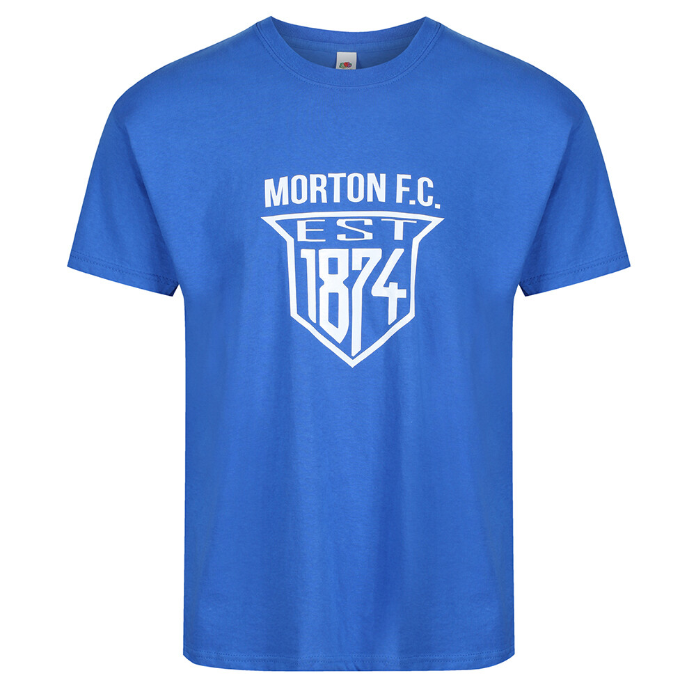 Morton 'EST 1874' T-Shirt (In Royal) (GD01)