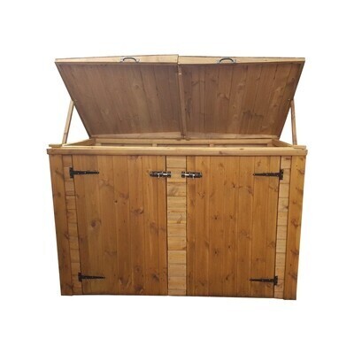 Double Wheelie Bin Store