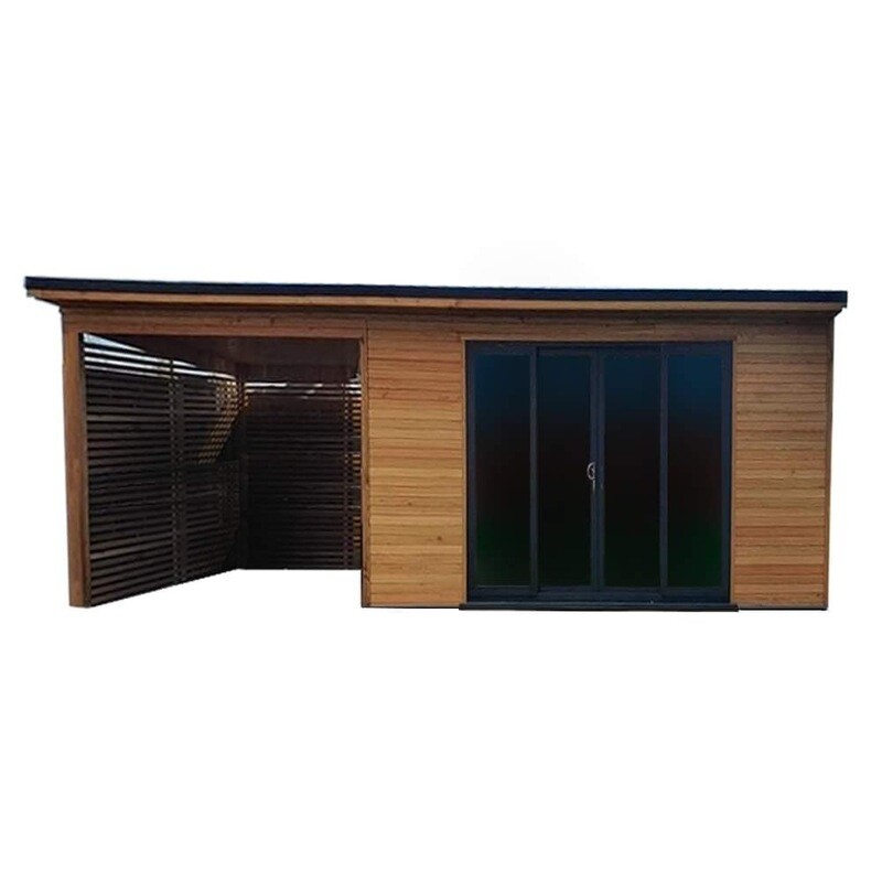 Luxury Garden Room 4x3m (With 3x3m External Canopy + screening)