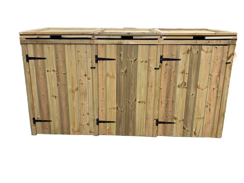 Wheelie bin storage (3bin)