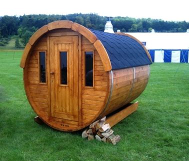 Barrel sauna 2-4 person 2.2m x 2m Spruce