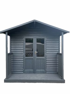 Classic cabin with veranda