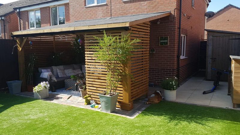 Timber veranda 4m x 3m