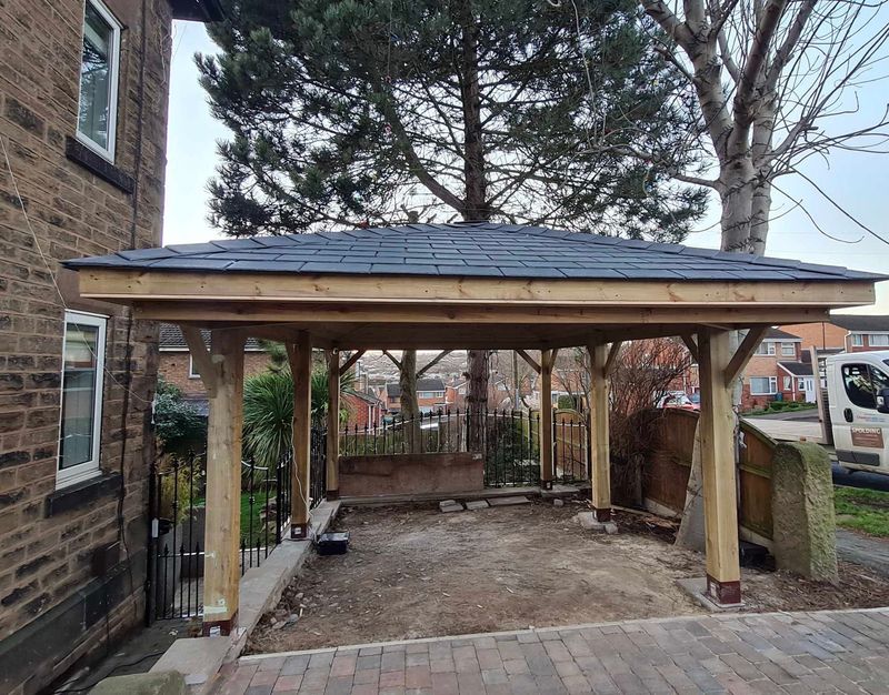 Luxury Gazebo / Car port 6m x 3m