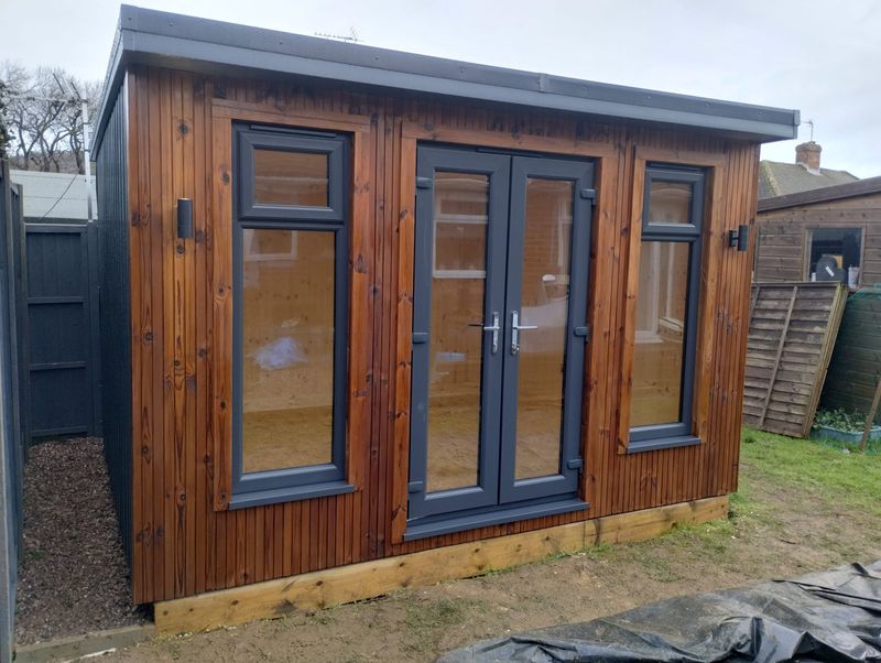 BasePod Garden room in Thermowood 3.6m x 3m
