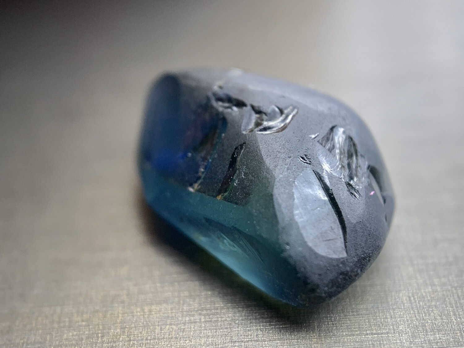 ᴬᵀᵞᴾᴵᶜᴬᴸ TEAL KENYAN SAPPHIRE 6,00ct