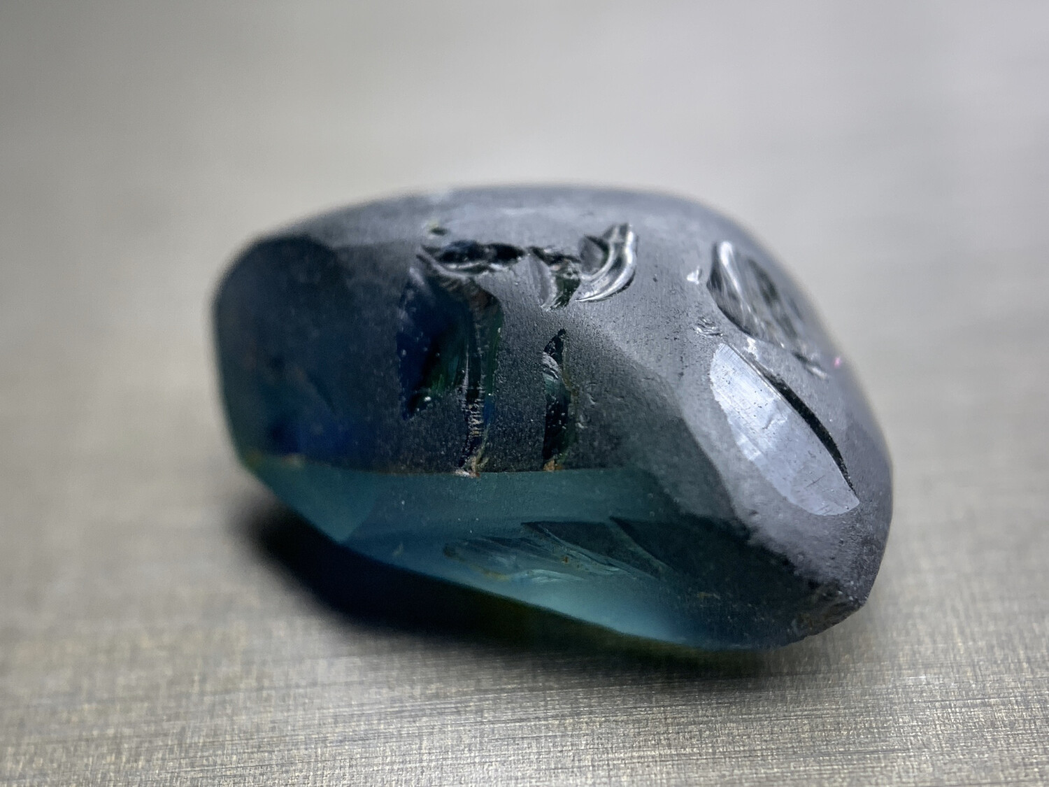 ᴬᵀᵞᴾᴵᶜᴬᴸ TEAL KENYAN SAPPHIRE 6,00ct