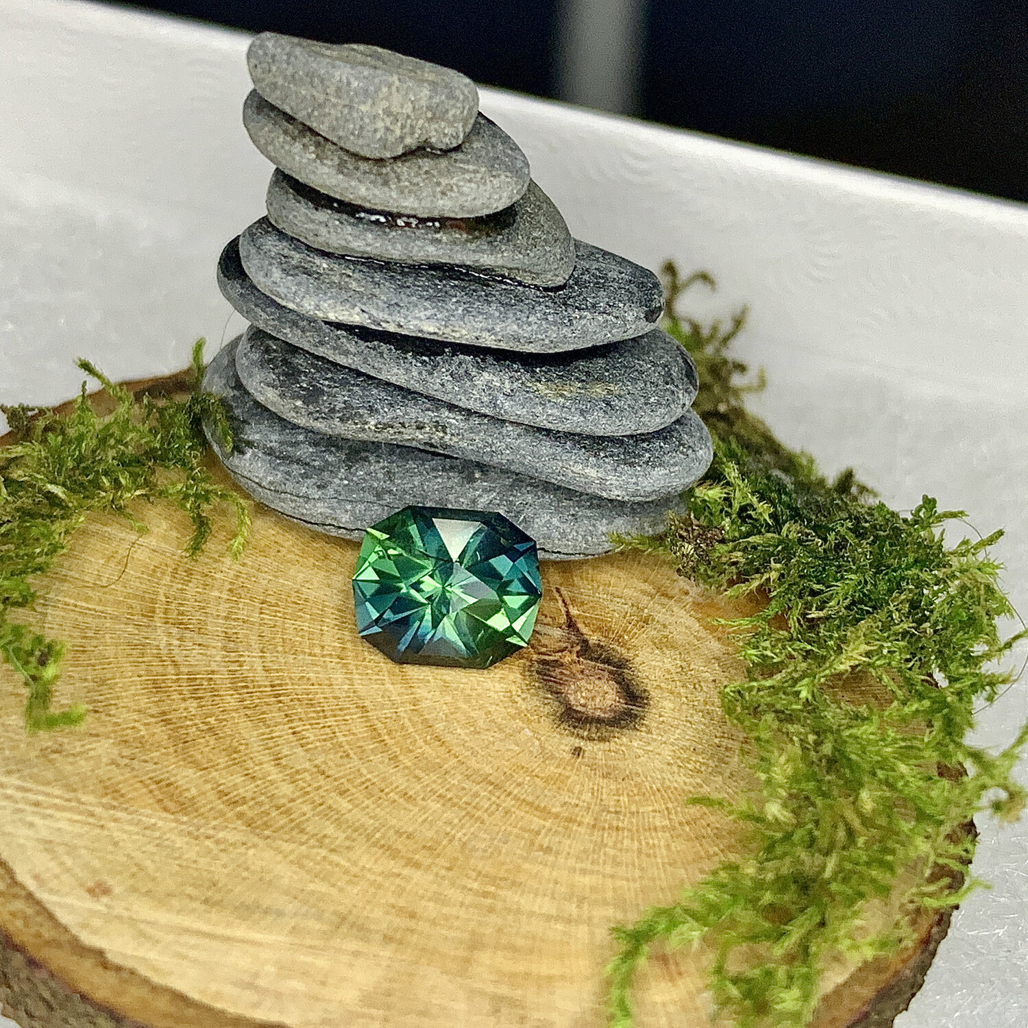 ᴬᵀᵞᴾᴵᶜᴬᴸ TEAL KENYAN SAPPHIRE 1,40ct