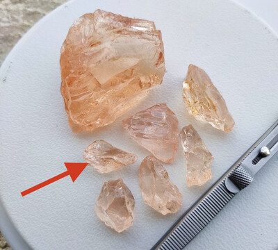PEACH MORGANITE 14.36ct