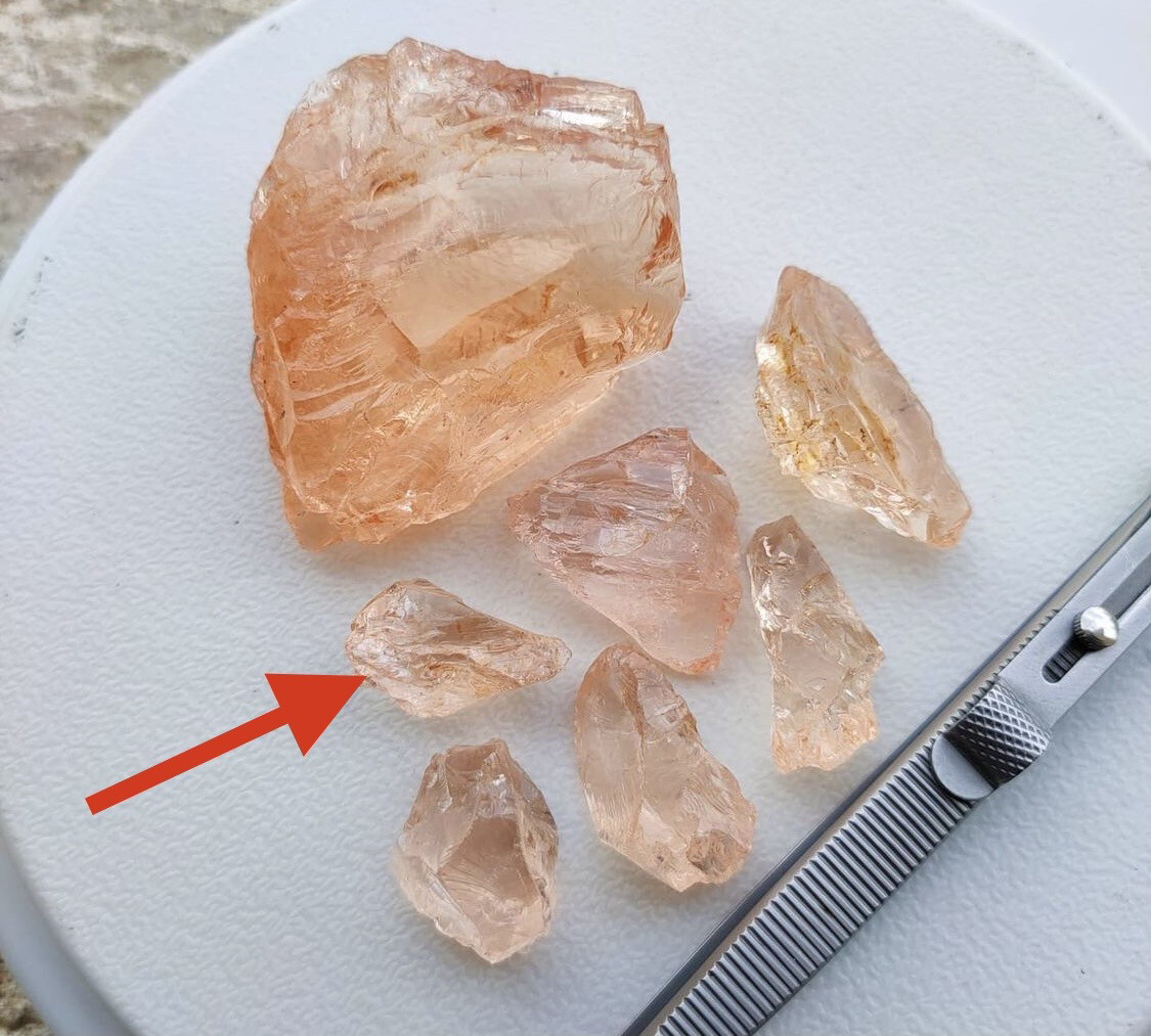 PEACH MORGANITE 14.36ct