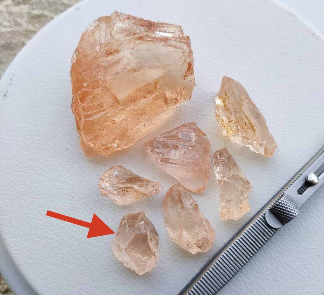 PEACH MORGANITE 21.92ct