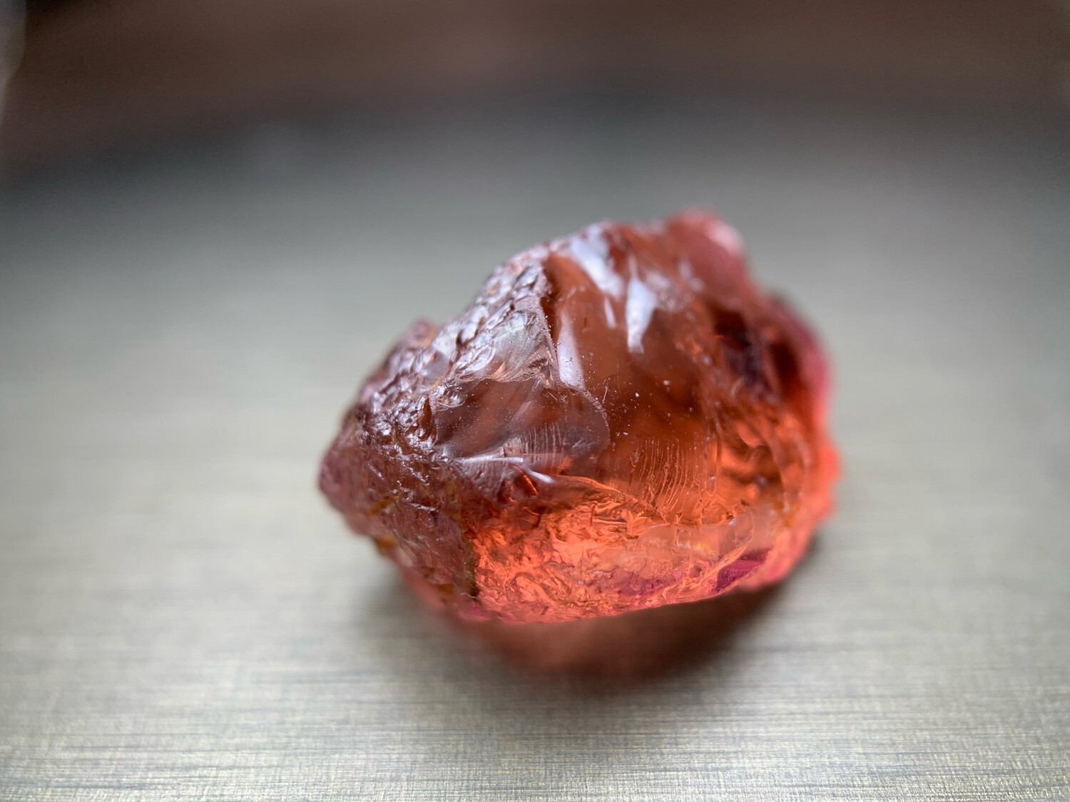 BRIGHT PEACHY PINK TOURMALINE 18.62ct