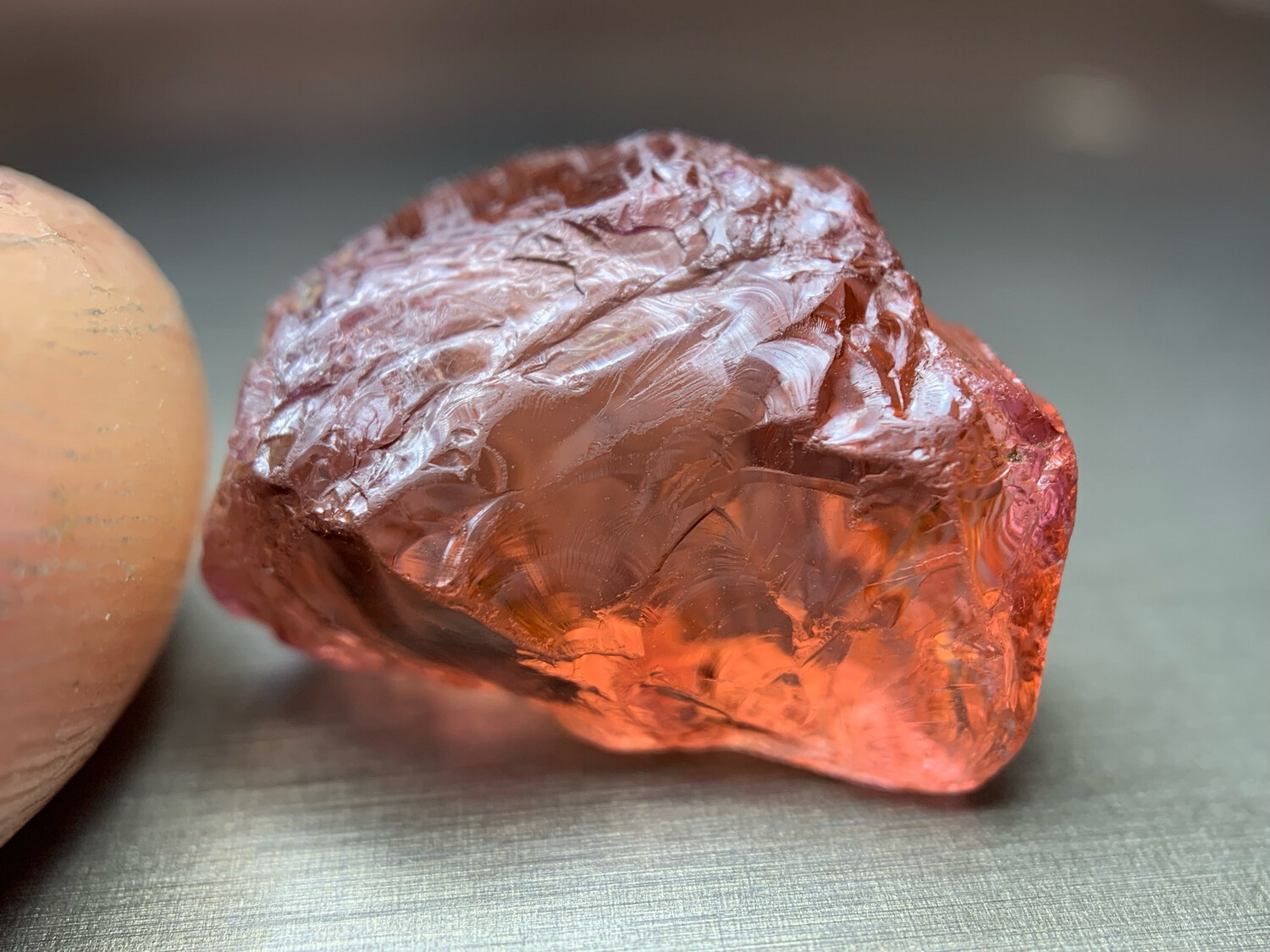 BRIGHT PEACHY PINK TOURMALINE 18.62ct