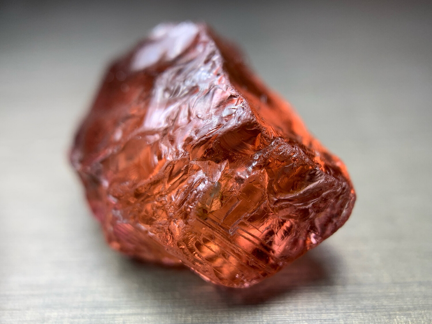BRIGHT PEACHY PINK TOURMALINE 18.62ct