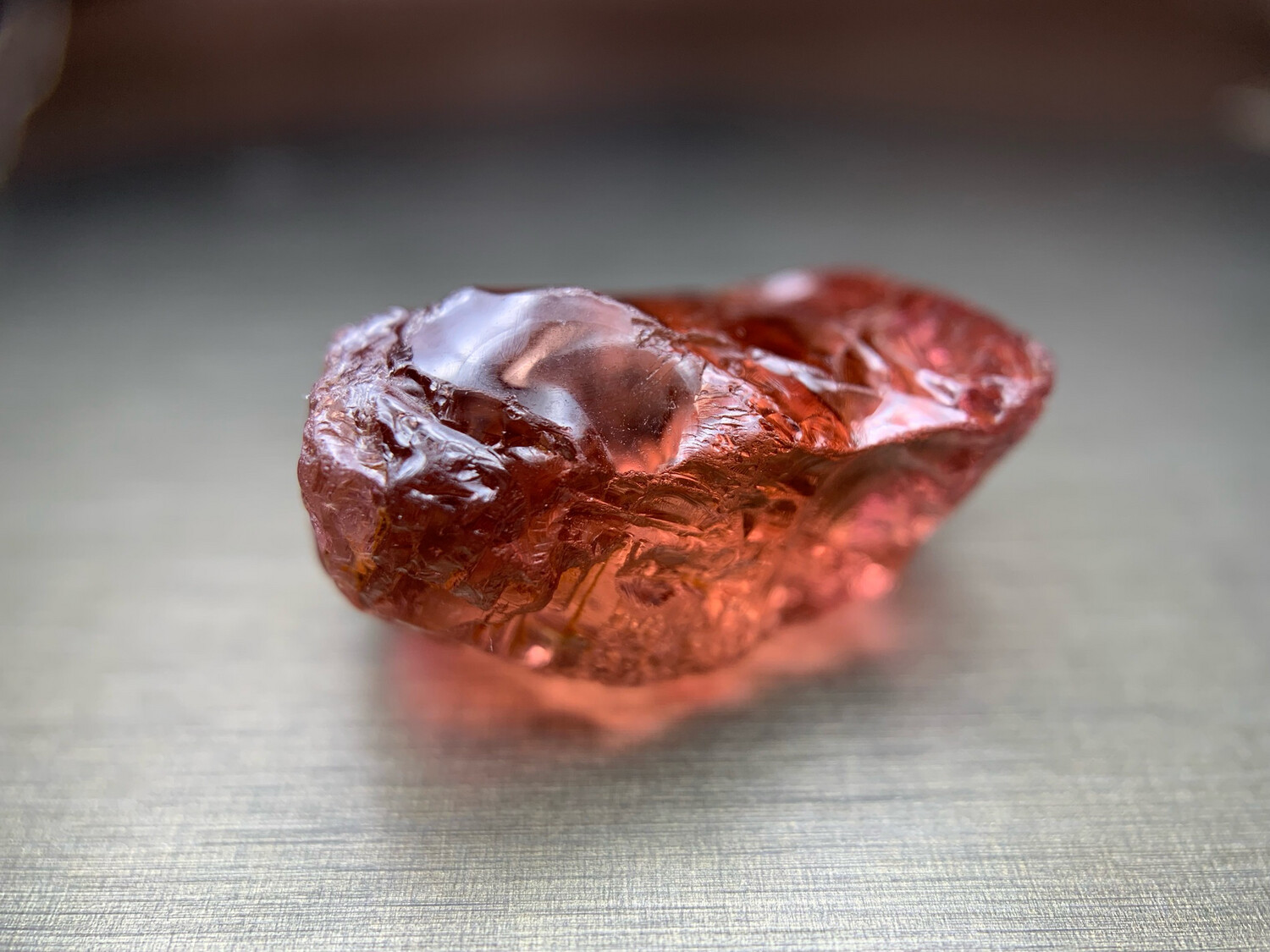 BRIGHT PEACHY PINK TOURMALINE 18.62ct