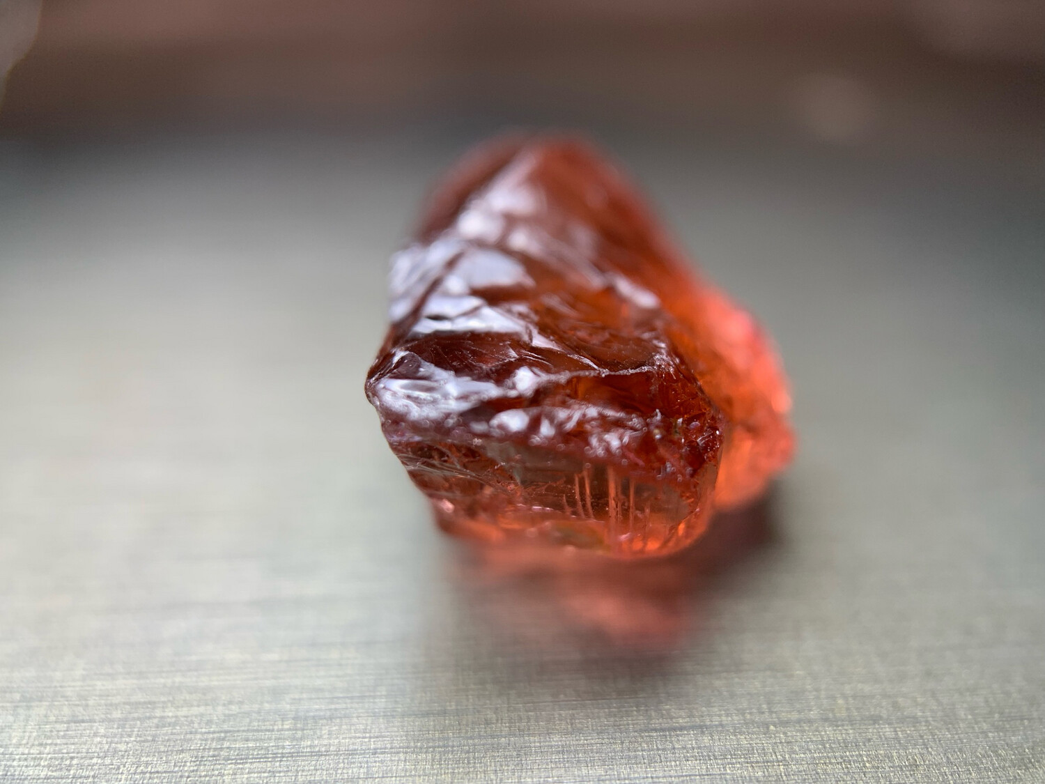 BRIGHT PEACHY PINK TOURMALINE 18.62ct