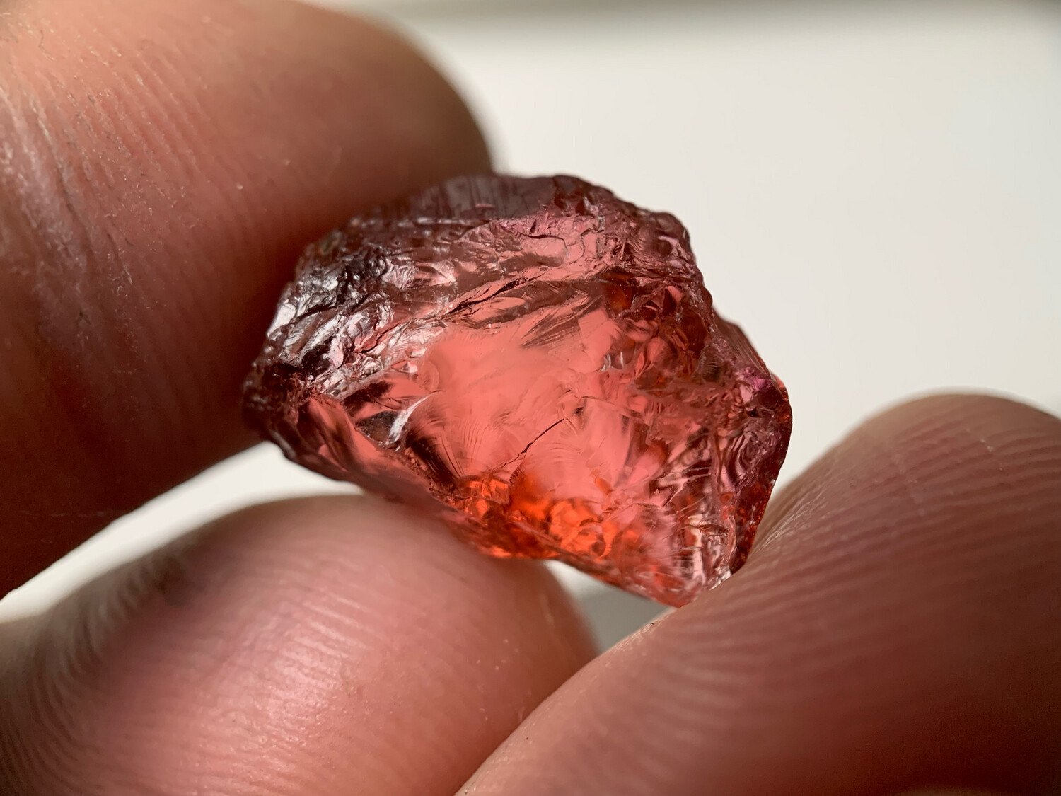 BRIGHT PEACHY PINK TOURMALINE 18.62ct