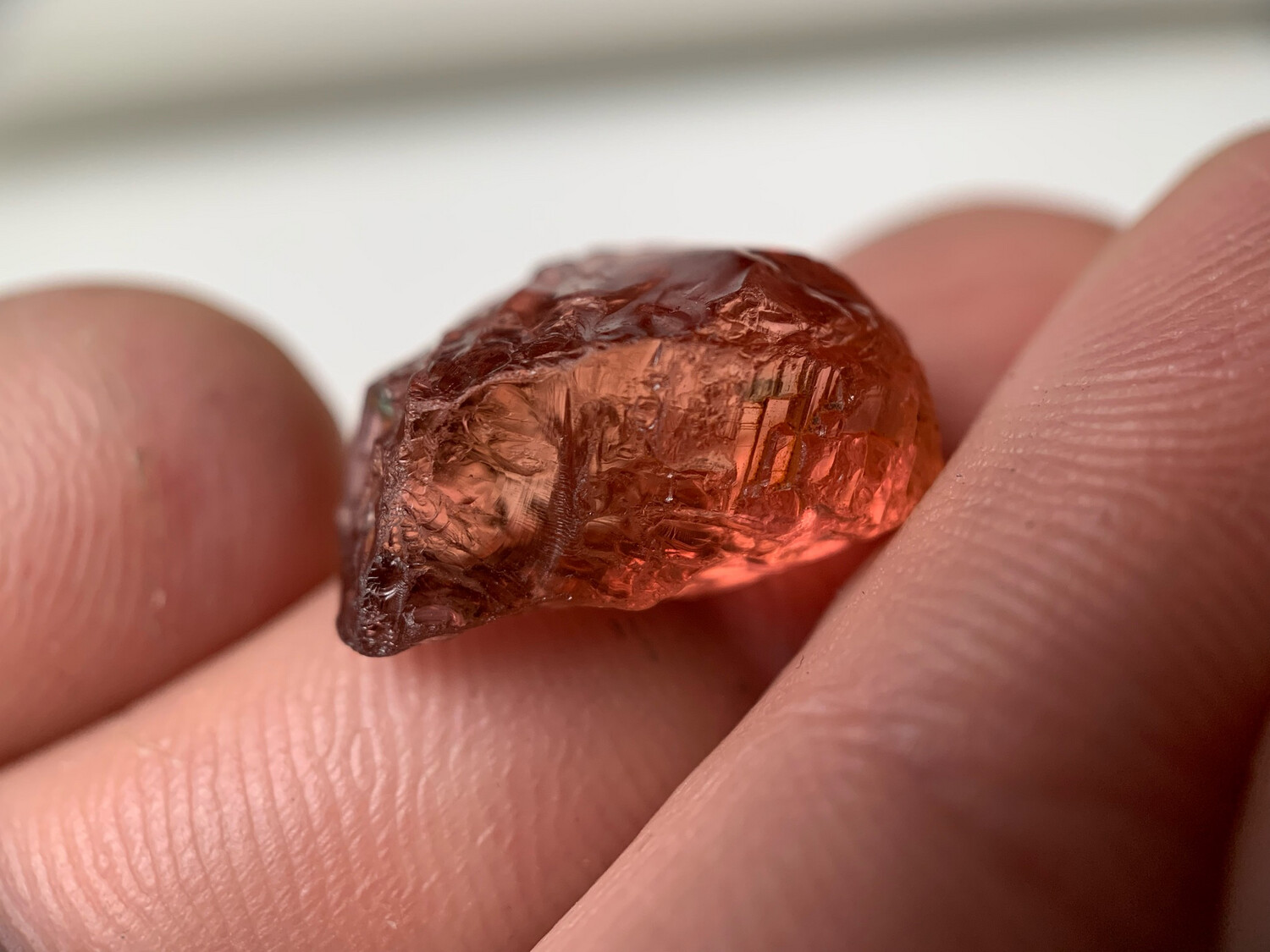 BRIGHT PEACHY PINK TOURMALINE 18.62ct