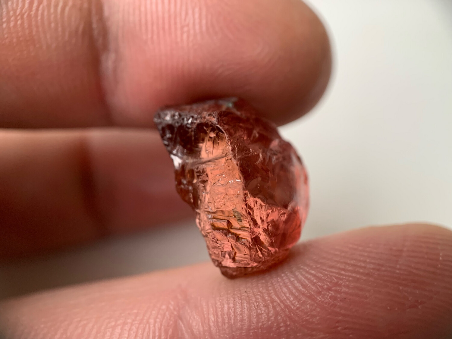 BRIGHT PEACHY PINK TOURMALINE 18.62ct