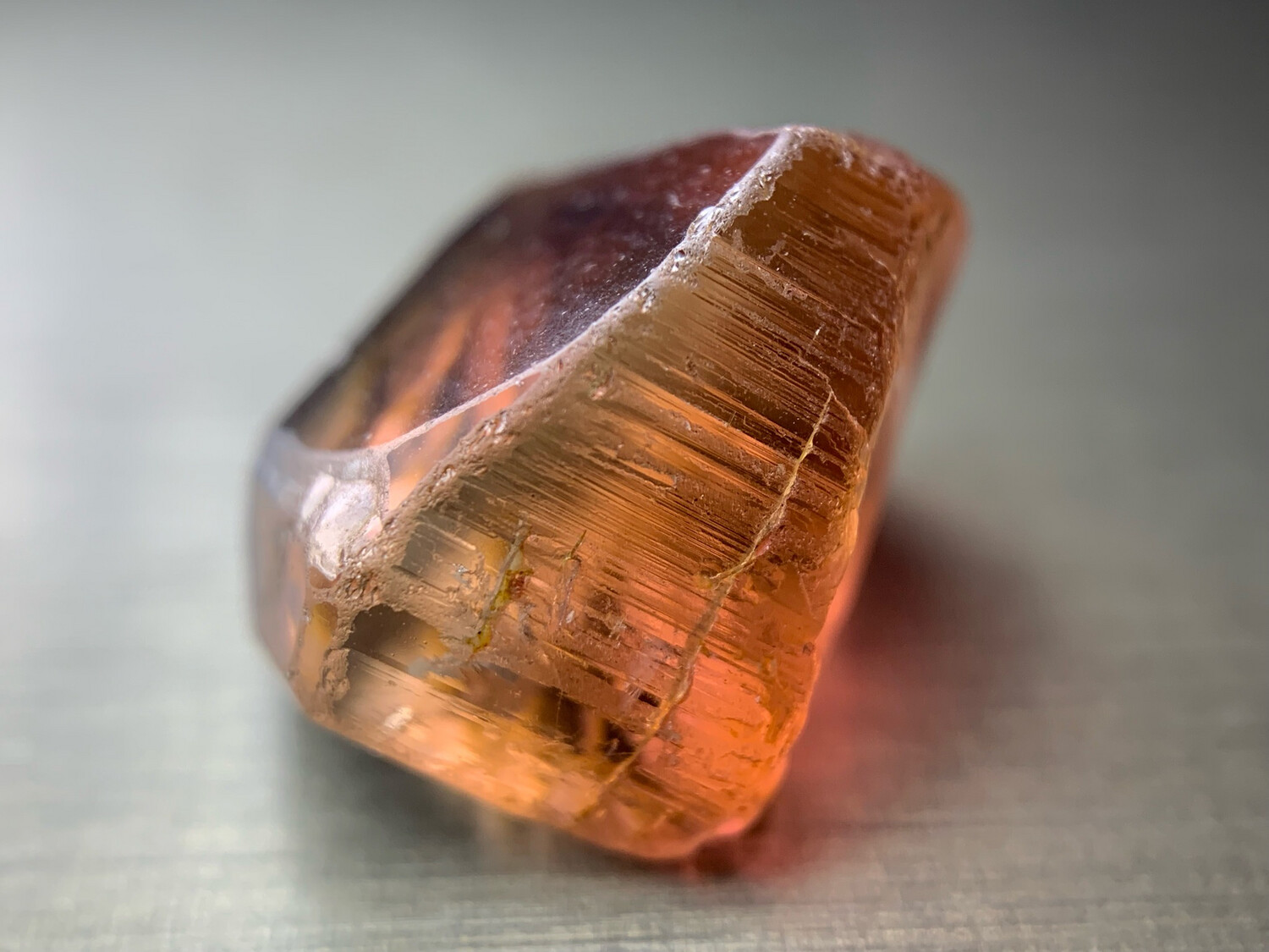 PEACHY PINK TOURMALINE 13.76ct