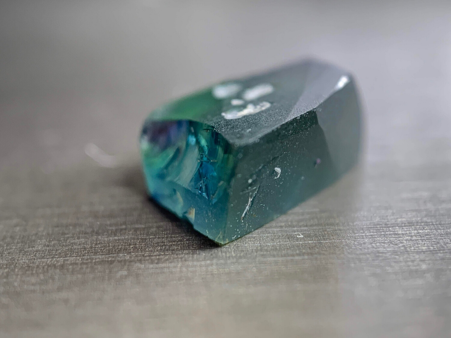 TEAL KENYAN SAPPHIRE 6.81ct