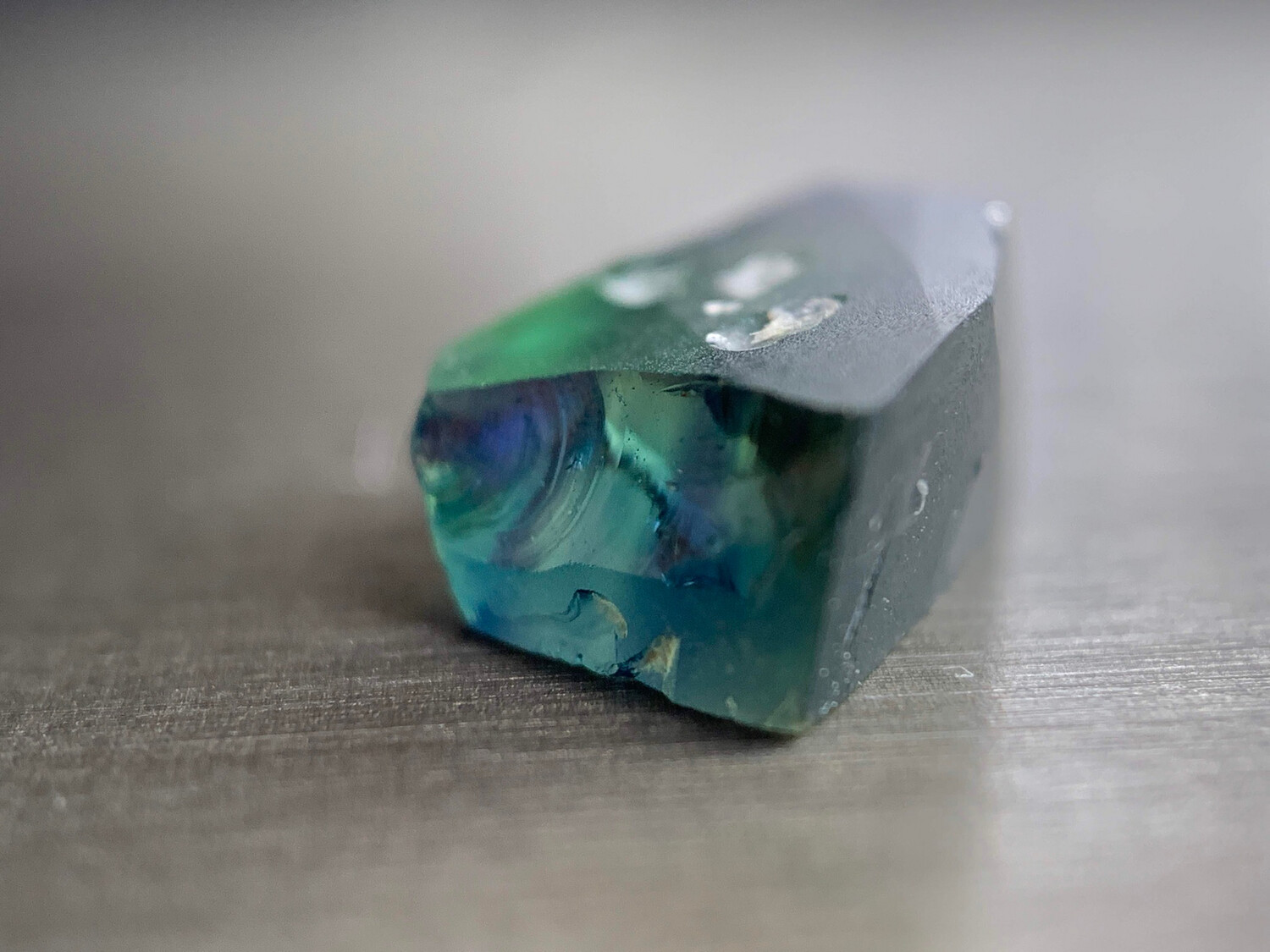 TEAL KENYAN SAPPHIRE 6.81ct