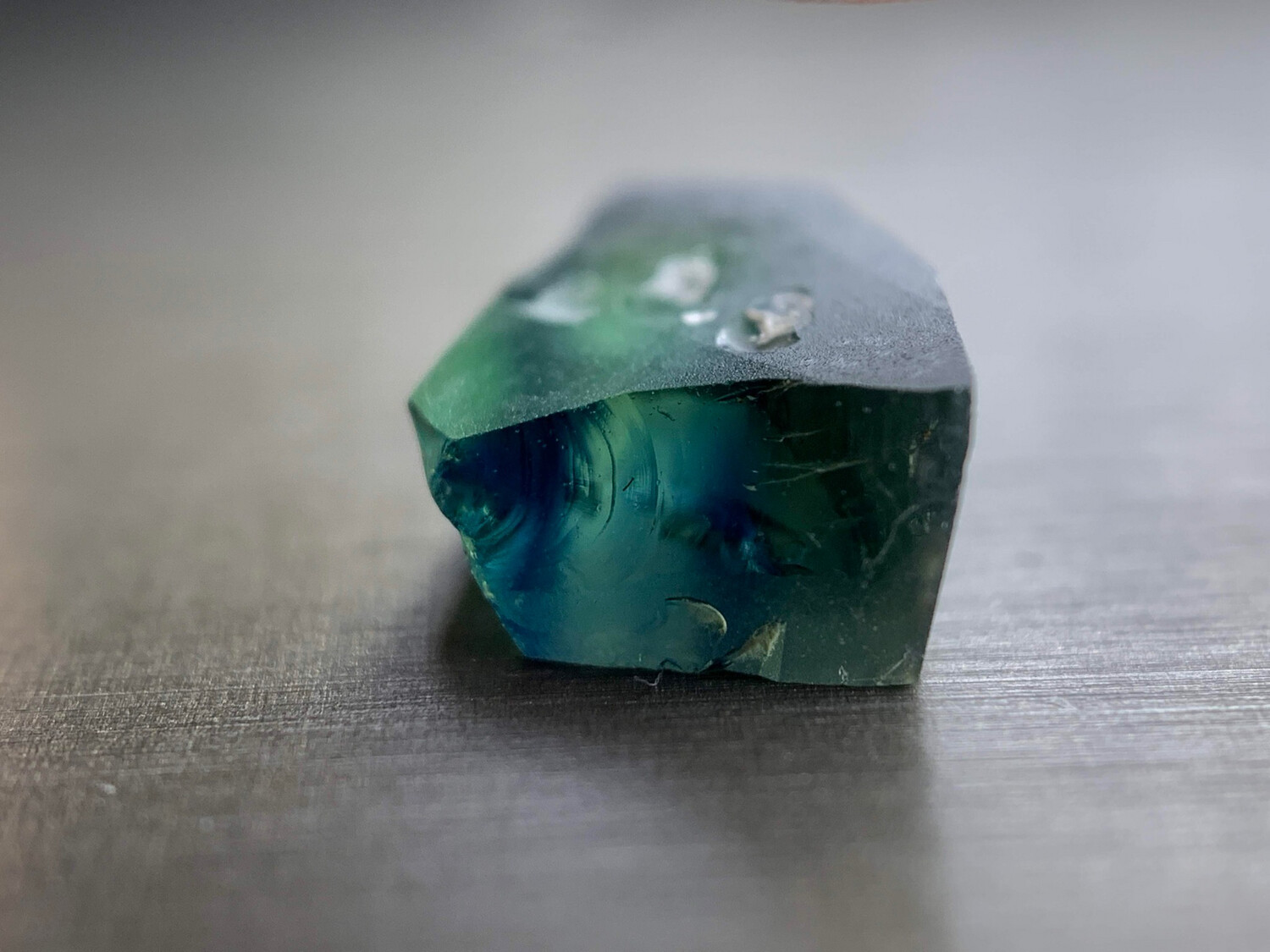 TEAL KENYAN SAPPHIRE 6.81ct