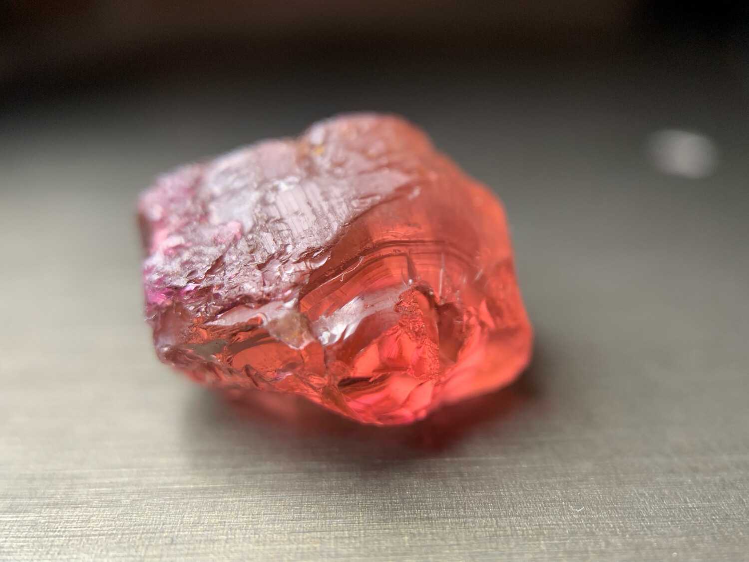 VIVID IMPERIAL (padparadscha color) TOURMALINE 19.50ct