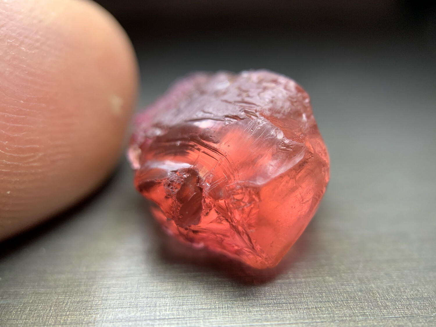 VIVID IMPERIAL (padparadscha color) TOURMALINE 19.50ct