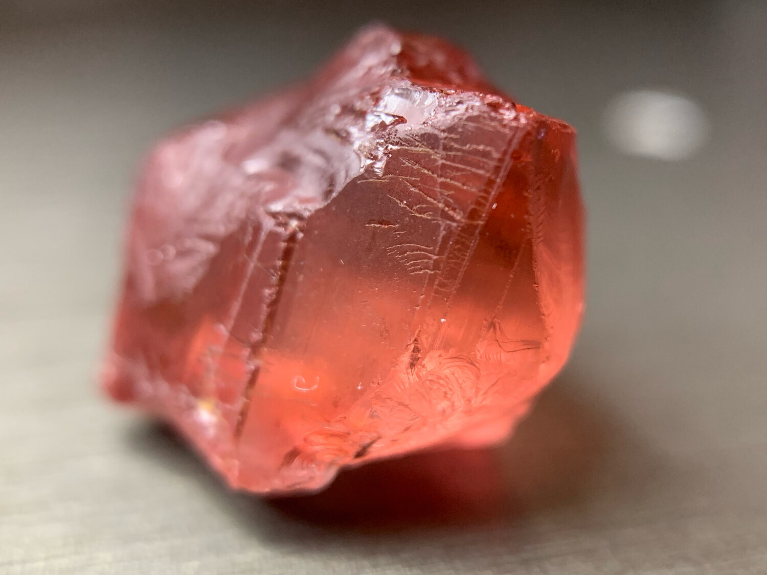 VIVID IMPERIAL (padparadscha color) TOURMALINE 19.50ct