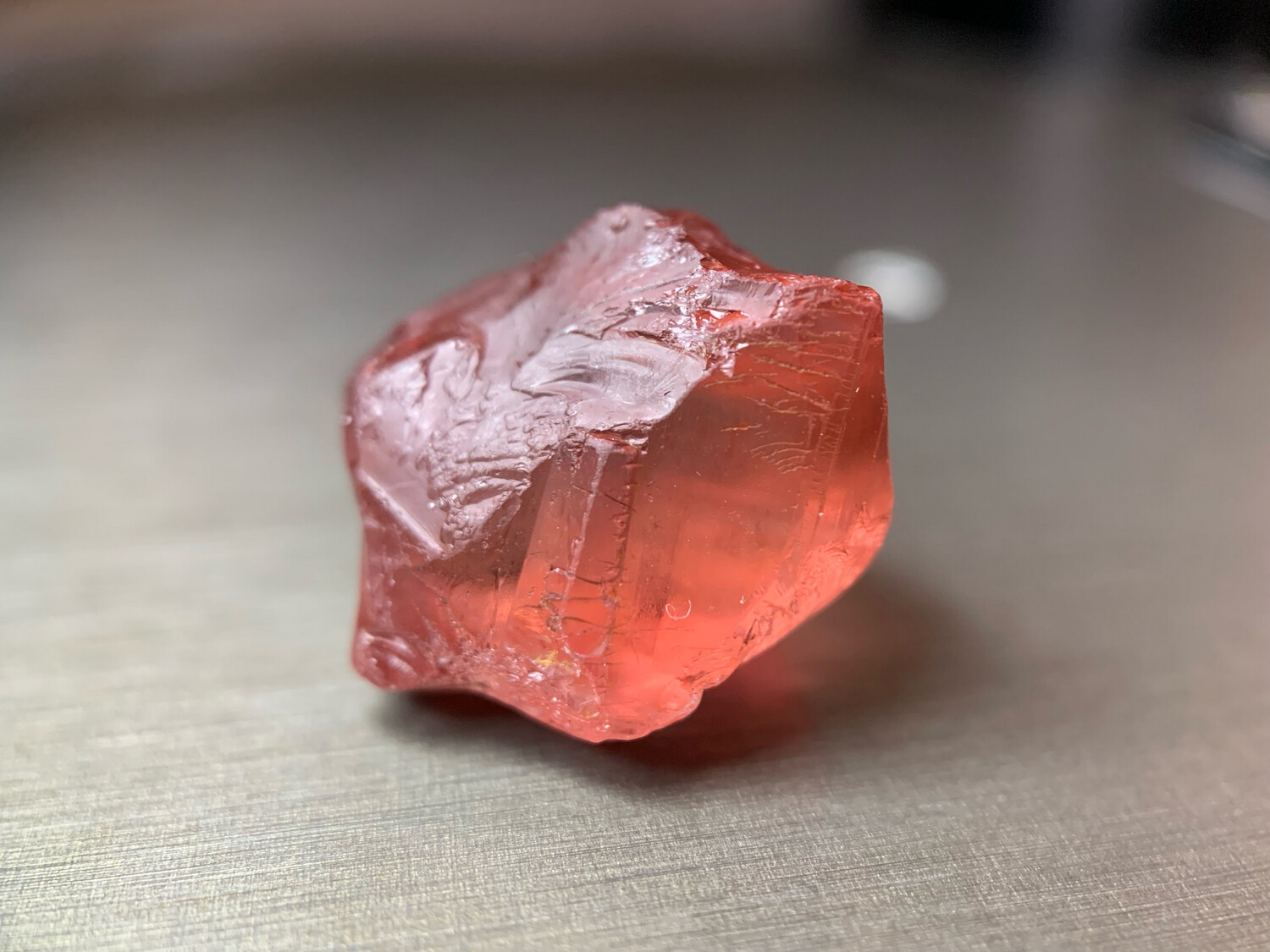 VIVID IMPERIAL (padparadscha color) TOURMALINE 19.50ct