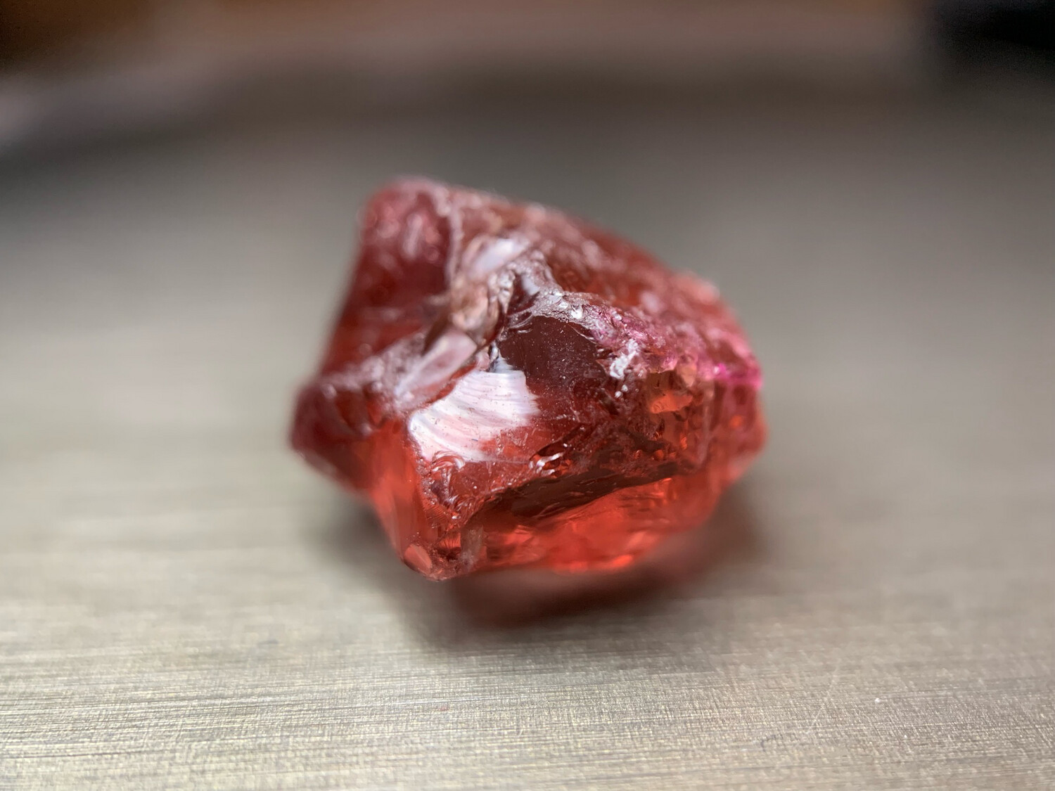 VIVID IMPERIAL (padparadscha color) TOURMALINE 19.50ct