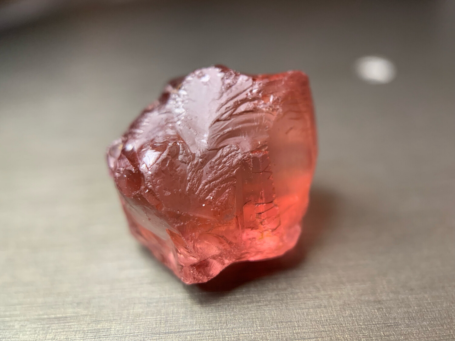 VIVID IMPERIAL (padparadscha color) TOURMALINE 19.50ct