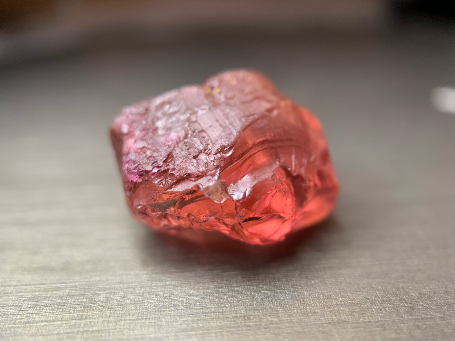 VIVID IMPERIAL (padparadscha color) TOURMALINE 19.50ct