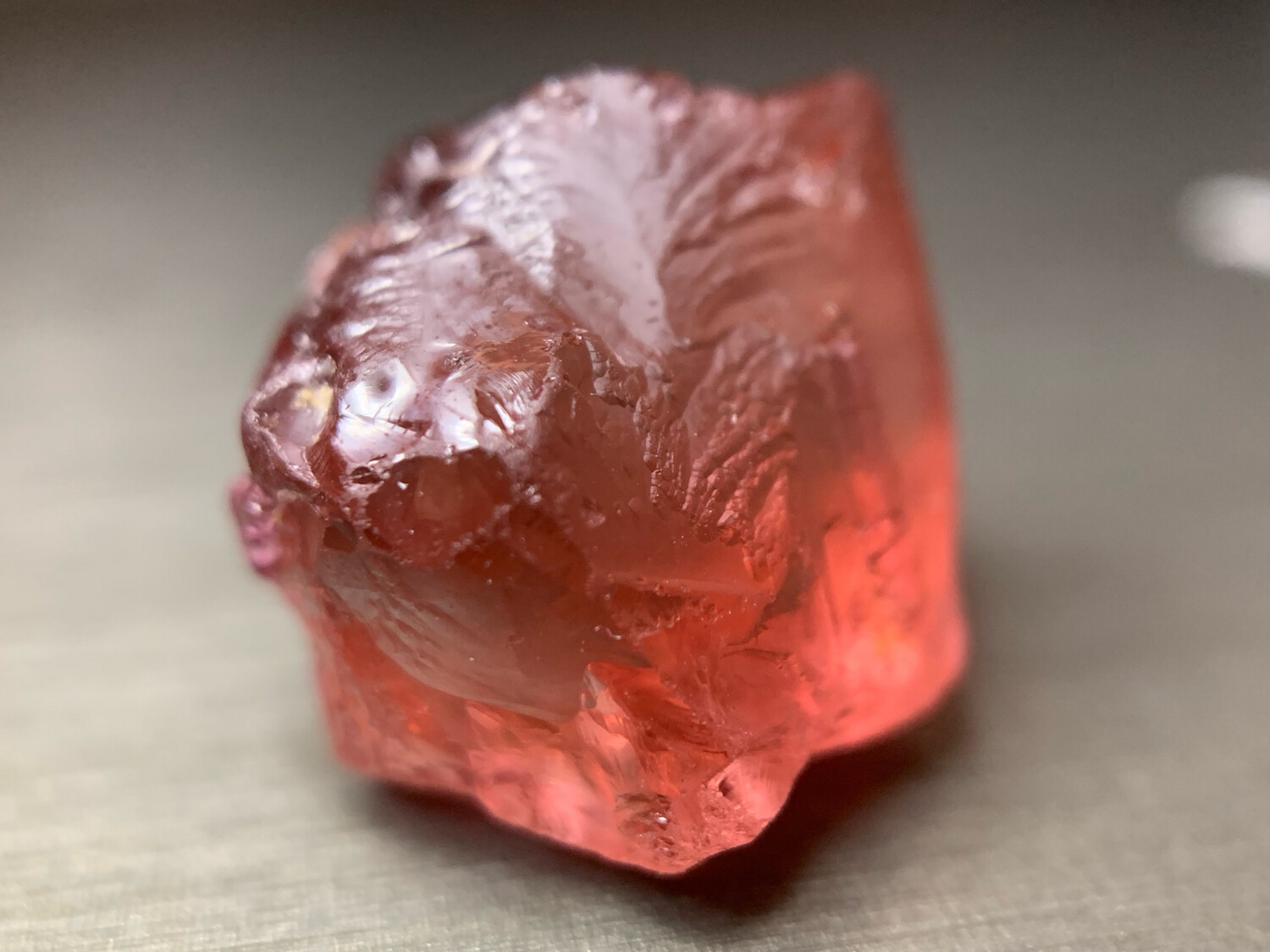 VIVID IMPERIAL (padparadscha color) TOURMALINE 19.50ct