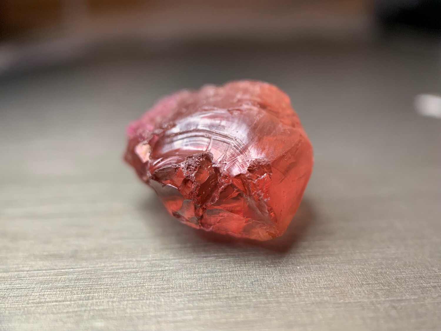 VIVID IMPERIAL (padparadscha color) TOURMALINE 19.50ct