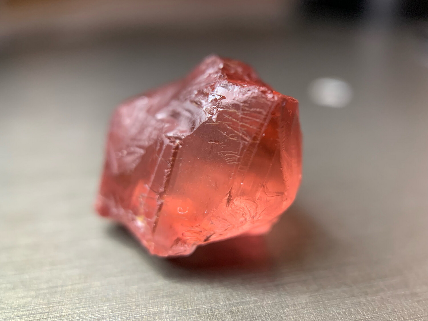 VIVID IMPERIAL (padparadscha color) TOURMALINE 19.50ct