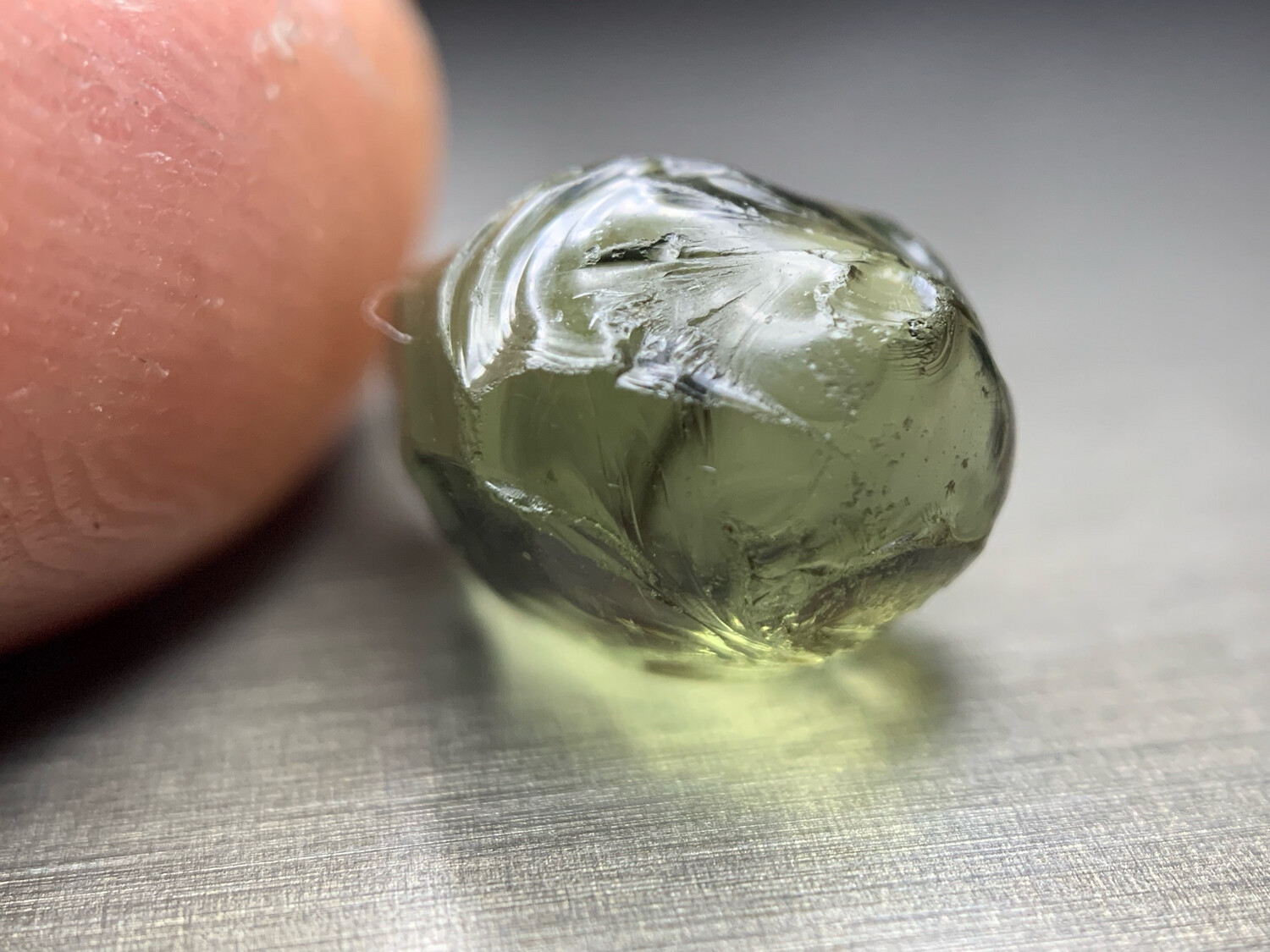 GREYISH GREEN TOURMALINE 6.47ct