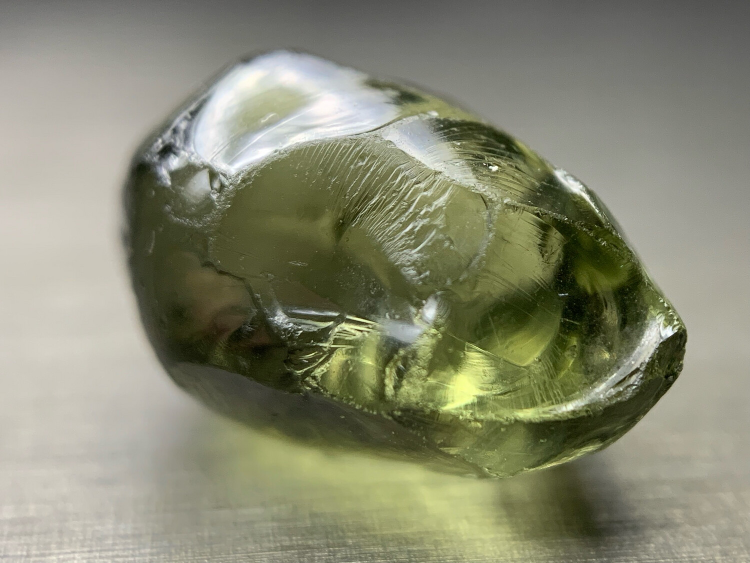 GREYISH GREEN TOURMALINE 6.47ct