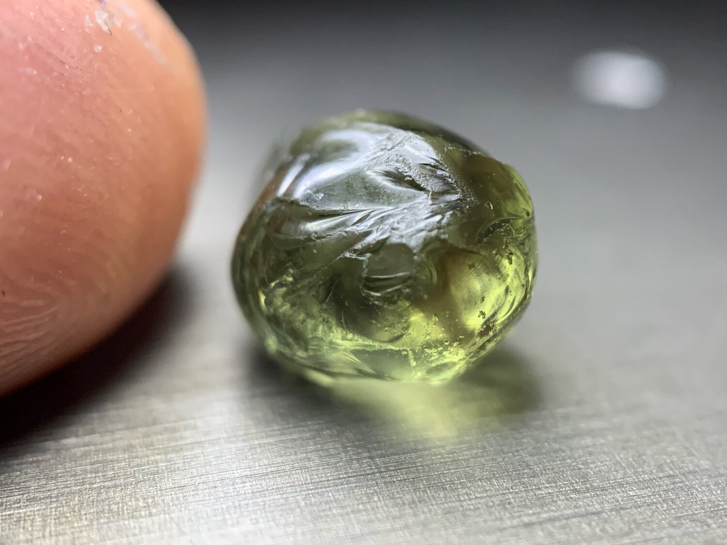 GREYISH GREEN TOURMALINE 6.47ct