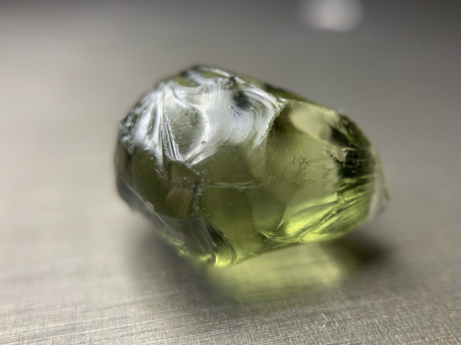 GREYISH GREEN TOURMALINE 6.47ct
