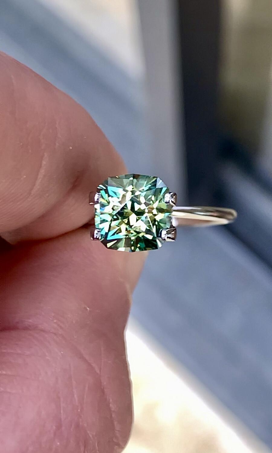 ᴬᵀᵞᴾᴵᶜᴬᴸ MOISSANITE 2.92ct (custom order) 🌱