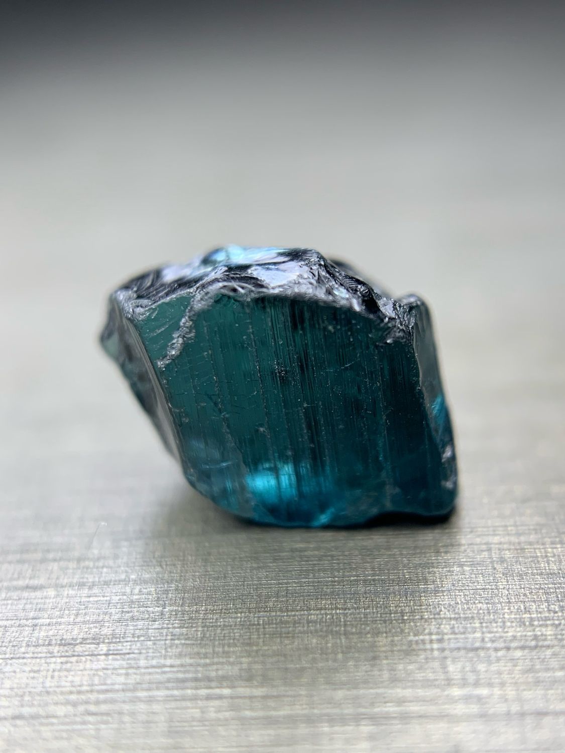 TEAL BLUE TOURMALINE 3.38ct